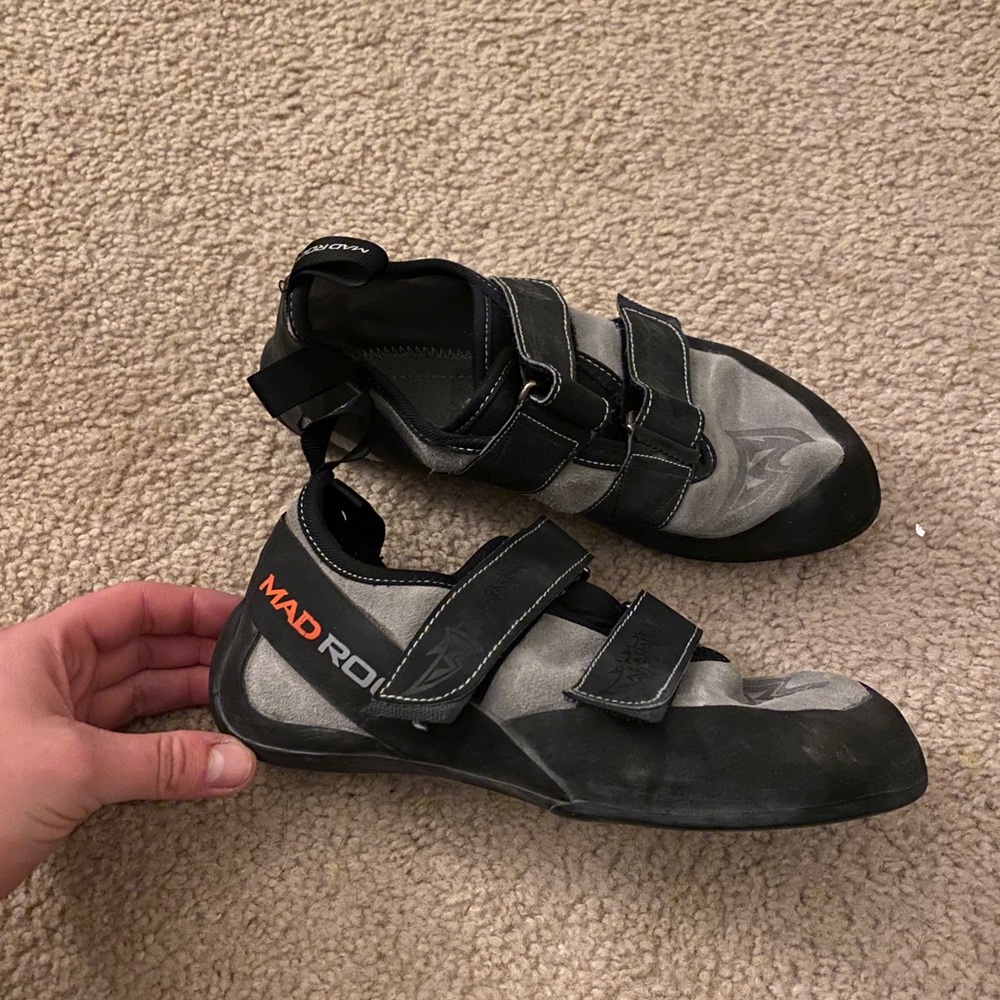 Rock climbing shoes